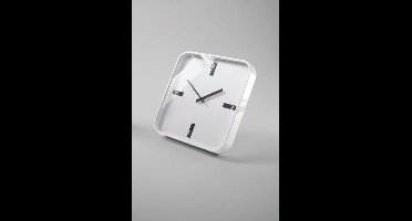 Sigel Artetempus Mezo - Klok - Vierkant - Kunststof - 35x35 cm - Wit