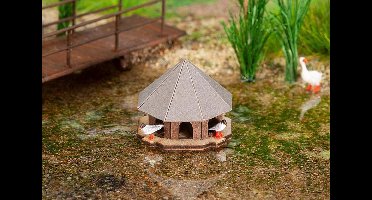 Faller - Eenden verblijf - modelbouwsets, hobbybouwspeelgoed voor kinderen, modelverf en accessoires