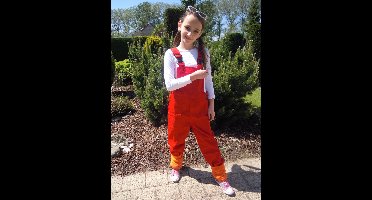 Party Tuinbroek Rood Kinderen Premium - Maat 152