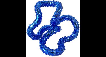 Tangle - Totally Textured Metallic Junior - blauw - The Original Fidget