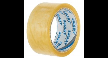 Transparante Pakkingstape SMART Solvent 48mm x 54m - Sterk en Vochtbestendig
