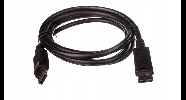 DisplayPort 1.2 Kabel DP/DP M/M Zwart 2m - Hogere Kwaliteit Connectiviteit