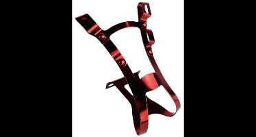 Wellgo Mt-21 Fiets-toeclipriem Rood,Zwart