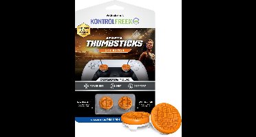 KontrolFreek Sports Omni Thumbsticks - Oranje/Wit (PS5/PS4)