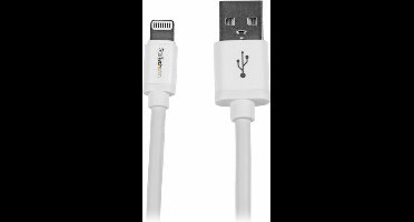 StarTech.com 2 m lange witte Apple 8-polige Lightning-connector-naar-USB-kabel voor iPhone / iPod / iPad