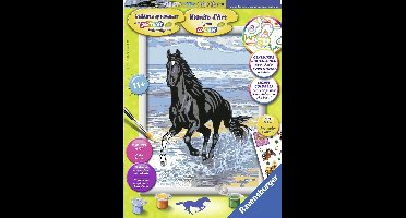 Ravensburger Schilderen op nummer Paard in de Branding - Hobbypakket