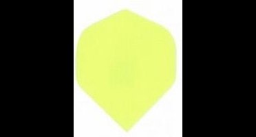 Poly Flights Standaard Fluro Yellow  Set Ã  3 stuks