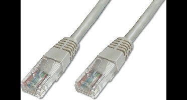 Digitus DK-1511-015 RJ45 Netwerkkabel, patchkabel CAT 5e U/UTP 1.50 m Grijs Verdraaide paren 1 stuk(s)