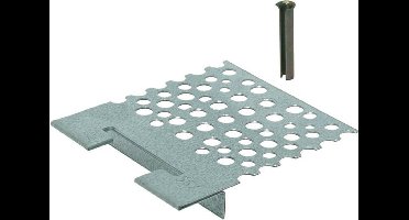 GB randbeveiliging spijkerplaat vz incl hulsnagel 8x50mm