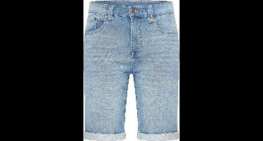 Mario Russo Jog Denim Short - Korte broek heren - Korte broeken - korte spijkerbroek voor heren/volwassenen - Denim - Light Used
