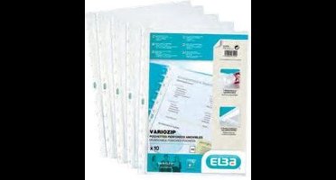 Elba A4 Showtas, Polypropyleen, Transparant (pak 10 stuks)
