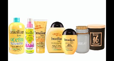 Treaclemoon Cadeauset Brazilian Love Verjaardag 16Jaar - Treaclemoon Brazilian Love Body Mist 150 ml - Treaclemoon Bath&Shower Brazilian Love - Treaclemoon Body Scrub Brazilian Love