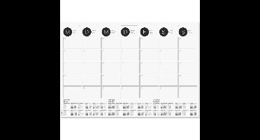 Sigel Bureau onderlegger 3 jaarskalender Maandkalender 2027 2028 2029 (b x h) 59.5 cm x 41 cm 12 vellen 1 stuk