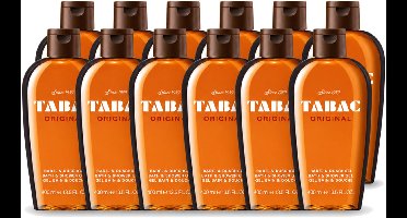 12 x Tabac Original - Douchegel - Milde reiniging - 400 ml - Voordeelverpakking - 12 stuks
