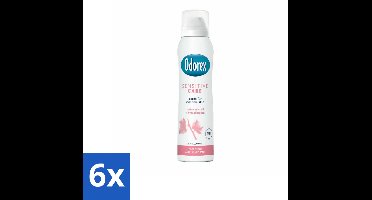 6 x Odorex Deodorant Spray Sensitive Care 150 ml - Gevoelige Huid - Deo Spray - Verzorgende Deodorant - Alcoholvrij - Bisabolol