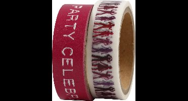 Happy Moments Masking Tape Roze B: 15 Mm  5 M