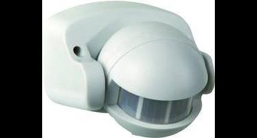 GAO 657 PIR-bewegingsmelder Opbouw (op muur), Wand 180 ° Wit IP44