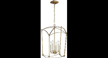 Feiss LED Hanglamp Thayer | 4X E14 Max 40W | Dimbaar | Antique Gild