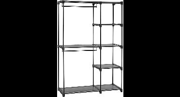 Garderobe - Vrijstaand - Zwart - 112 x 43 x 165 cm
