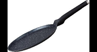 Imperial Collection crêpepan met antiaanbaklaag van zwarte steen