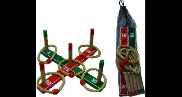 Hot toys Houten ringwerp spel kruis 42cm
