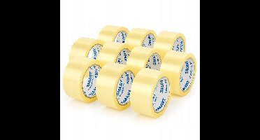 10x Pakband Acryl Transparant 48mm x 45m - Sterke Lijm