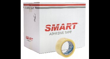 SMART Acryl Pakband Transparant 48mm x 60m - Sterk en betrouwbaar