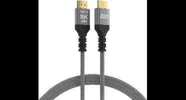 EFB Elektronik HDMI-21-00004 HDMI kabel 3 m HDMI Type A (Standaard) Zwart, Grijs