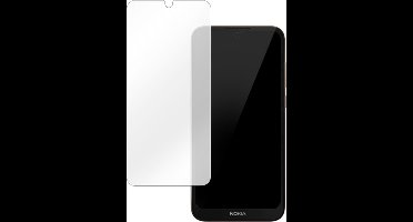 LuxeBass Screenprotector geschikt voor Nokia 1.4 - glas scherm - bescherming