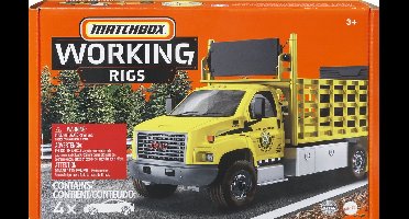Matchbox Bouwteam Pack 4 Speelgoedwagens