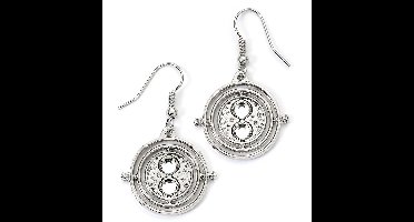 The Carat Shop - Tijdverdrijver Oorbellen - Time Turner - Oorhangers – Zilverkleurig