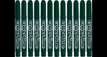 Colortime stift, 5 mm lijn, groen, 12 stuks