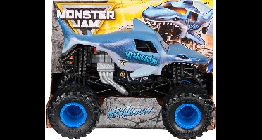 Monster Jam - officiële Megalodon-monstertruck metalen voertuig voor verzamelaars schaal 1:24