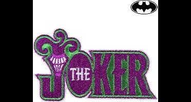 Patch Joker Batman Polyester Paars