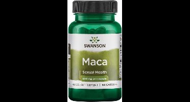 Swanson Health Maca 500mg - Vegan - 60 Capsules