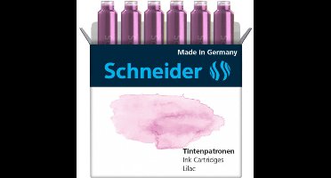 Schneider inktpatronen - pastel Lila - doos 6 stuks - S-166128