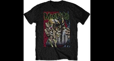 Misfits - Pushead Heren T-shirt - L - Zwart