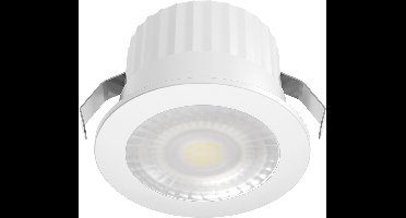 LED Veranda Spot Verlichting - Kingtron Glowix - 3W 260 lm 38D - Natuurlijk Wit 4000K - Inbouw - Rond - Wit - Ø44mm Buitenmaat - Ø32mm Zaagmaat