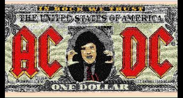 AC/DC - Bank Note Patch - Multicolours