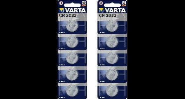 Varta HouseholdKnoopcel Batterij CR2032 10 Stuk(s) 3V 0.23Ah