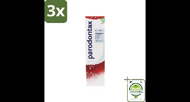3 x Parodontax - Tandpasta - Whitening - 75ml - Grootverpakking - Tandpasta - Tandvleesproblemen - Tandplak - Tanden Bleken - Tanden Witter