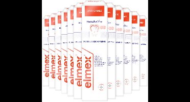 Elmex - Tandpasta Anti-Cariës Mentholvrij - 12 x 75 ml - Voordeelverpakking