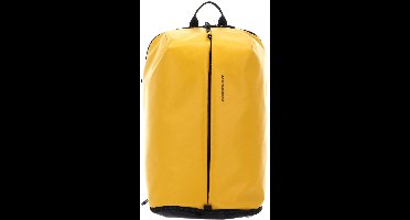 MANDARINA DUCK Laptop rugzak Rugzak met laptopvak Eco Coated Backpack Duck Yellow Donkergeel