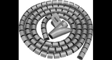 Tack Ritsslang - Ø28mm - Spiraalslang - Kabels Wegwerken en Beschermen - 2 meter - Zilver