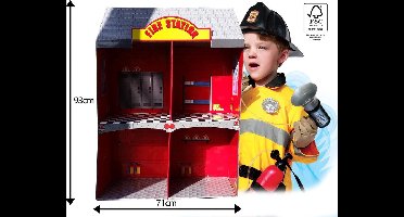 Kartonnen Brandweer Speelhuis Fire Station