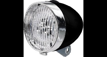 Xq Max Koplamp Retro Zwart 3-led Batterij