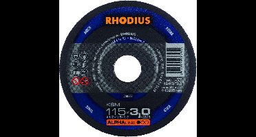Rhodius doorslijpschijf KSM 115mm Alphaline