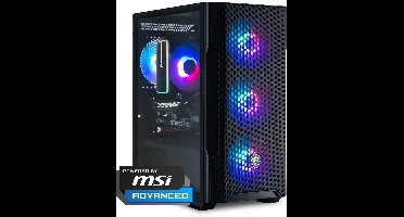 Gaming PC - Powered by MSI - GeForce RTX 5060 8GB - Intel Core i5-12400F - 16GB DDR4 - 500GB SSD - Win 11 Home