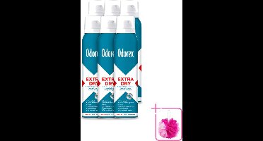6 x Odorex – Anti-transpirant spray – Extra Dry Sensitive – 150 ml - Bulkverpakking - Antitranspirant spray - Extra droge