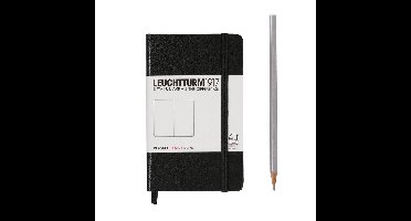 Leuchtturm1917 Notitieboek - Pocket - Blanco - Zwart